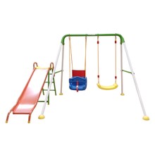 Columpio Doble para Niños y Resbaladilla - Enerplay