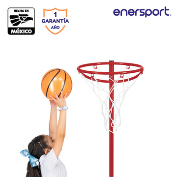 Canasta de Basquetbol con Base, Altura Ajustable – Enersport