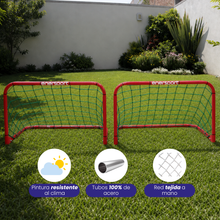 Porterias Futbol Niños Plegable 2 pzas 60x96 cm Enersport