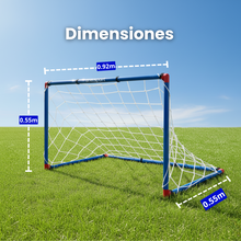 Porteria Infantil Armable, 92x55 cm – Enersport