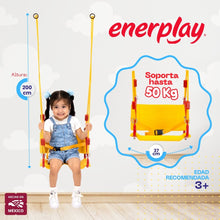 Asiento Columpio para Niños Respaldo, 3-6 años - Enerplay