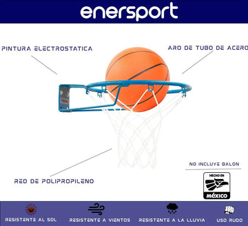 Aro De Basquetbol Semi Profesional 42.5 cm – Enersport Modelo 1090