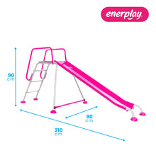 Resbaladilla Rosa Enerplay, Resbaladilla Para Niña 210x90 Cm