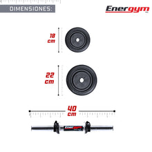 Par Mancuernas con Discos (13 kg) - Energym