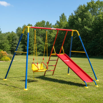Columpio y Resbaladilla Travieso, 150x200cm – Enerplay Modelo 1411