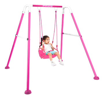 Columpio Para Niños Rosa Modelo Barcelona Enerplay