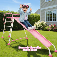 Resbaladilla Rosa para Niña Italia, 210x90cm – Enerplay Modelo 3003