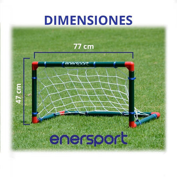 Kit De Porterías + Pelota Enersport Modelo Retagol Pro