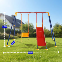 Columpio y Resbaladilla Travieso, 150x200cm – Enerplay Modelo 1411