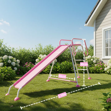 Resbaladilla Rosa para Niña Italia, 210x90cm – Enerplay Modelo 3003