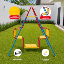 Columpio Doble para Niños Twin 130x124 cm – Enerplay