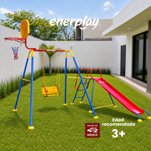 Columpio y Resbaladilla Plus 160x210 cm  - Enerplay