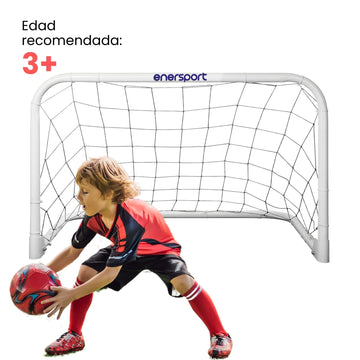 Portería de Fútbol Para Niños Plegable, 96x60 cm – Enersport Modelo 1180
