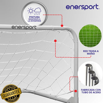 Portería de Fútbol Para Niños Plegable, 96x60 cm – Enersport Modelo 1180
