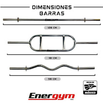 Kit De Pesas 8 Texturizado Energym Modelo 9038