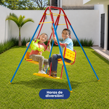 Columpio Doble para Niños Twin 130x124 cm – Enerplay