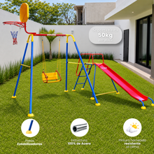 Columpio y Resbaladilla Plus 160x210 cm  - Enerplay
