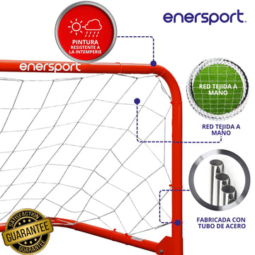 Portería de Fútbol Para Niños Plegable, 96x60 cm – Enersport Modelo 1180