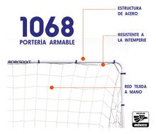 Portería de Fútbol Entrenamiento 185x120 cm -  Enersport Modelo 1068