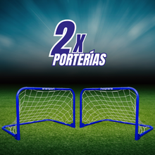 Set De Porterías De Fútbol Plegables 2 Pcs Infantiles