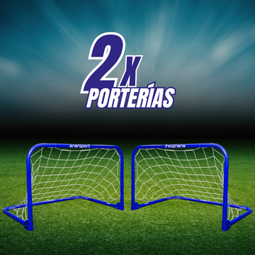 Set De Porterías De Fútbol Plegables 2 Pcs Infantiles