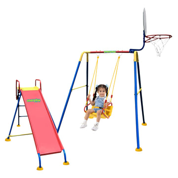 Columpio y Resbaladilla Plus 180x213 cm  - Enerplay