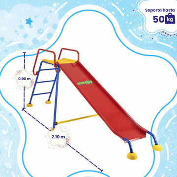 Columpio y Resbaladilla Plus 180x213 cm  - Enerplay