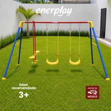 Columpio Doble y Balancín 360x190 cm – Enerplay