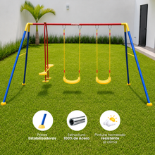 Columpio Doble y Balancín 360x190 cm – Enerplay