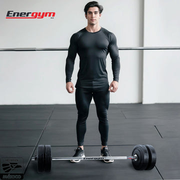 Barra Recta 120 cm con Discos (20 Kg) - Energym