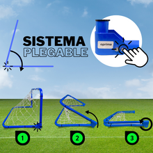 Set De Porterías De Fútbol Plegables 2 Pcs Infantiles