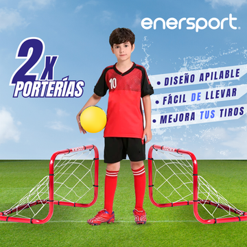 Mini Porterias de Futbol, 65x55 cm - Enersport