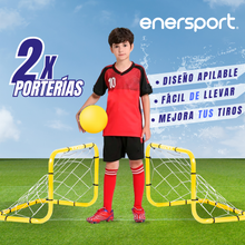 Porterías de Fútbol mi Primer Gol para Niños 65x55cm (2 pzas) - Enersport
