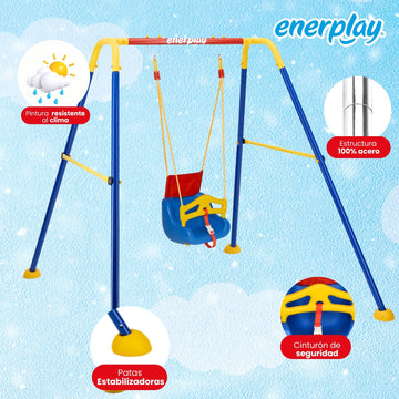 Columpio para Niños Madrid, 150x160cm - Enerplay