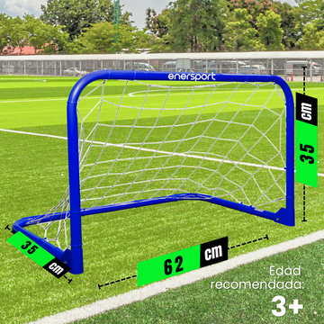 Set De Porterías De Fútbol Plegables 2 Pcs Infantiles