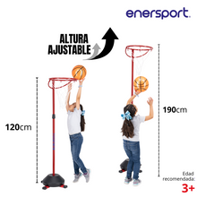 Canasta de Basquetbol con Base, Altura Ajustable – Enersport