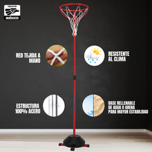 Canasta de Basquetbol con Base, Altura Ajustable – Enersport