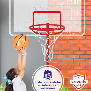 Canasta de Basquetbol con Base, Altura Ajustable – Enersport