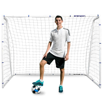 Portería De Fútbol Grande 244x177 cm Acero - Enersport