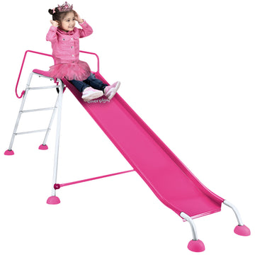 Resbaladilla Rosa para Niña Italia, 210x90cm - Enerplay