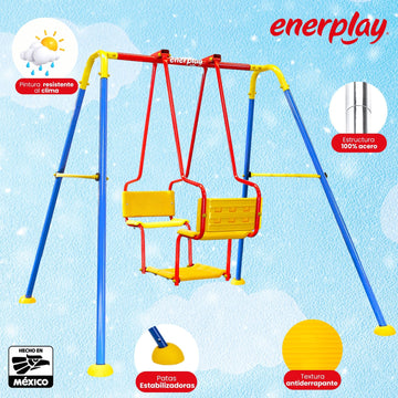 Columpio Doble Torino 150x160 cm - Enerplay
