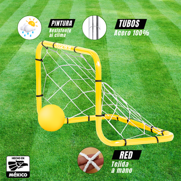 Porterías de Fútbol mi Primer Gol para Niños 65x55cm (2 pzas) - Enersport