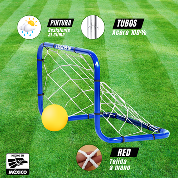 Porterías de Fútbol mi Primer Gol para Niños 65x55cm (2 pzas) - Enersport