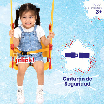 Columpio para Niños Cheyenne, 130x120 cm - Enerplay