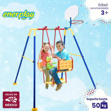 Columpio y Resbaladilla Torino Plus 188x276 cm - Enerplay