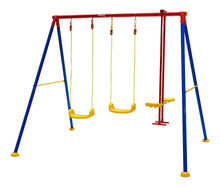 Columpio Doble y Balancín 360x190 cm – Enerplay Modelo 3