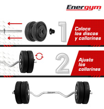 Barra Z Pro Cromada De 20kg Energym 6135