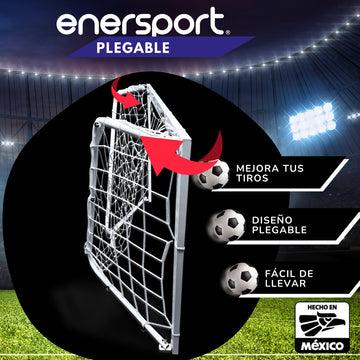 Portería de Fútbol Plegable 120x85 cm - Enersport