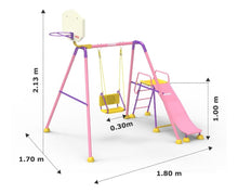 Columpio y Resbaladilla Plus 160x210 cm  - Enerplay Modelo 204