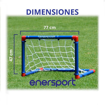 Kit De Porterías + Pelota Enersport Modelo Retagol Pro